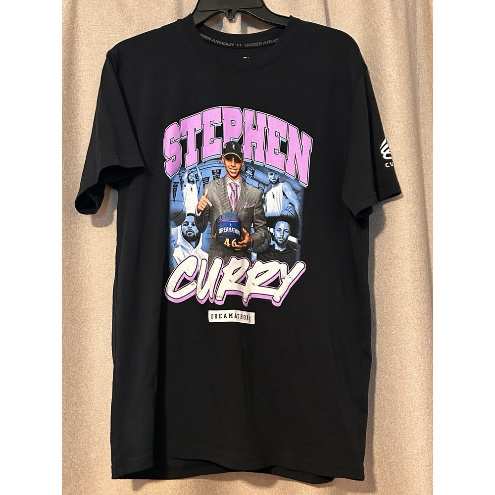 Under Armour Dreamathon, designed by Ryan LaFleur, Stephen Curry T-shirt Small